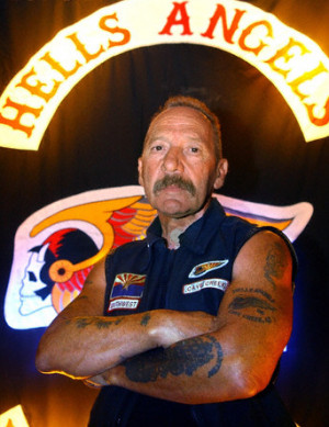 Sonny Barger , o fundador do moto-clube 