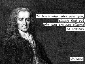 to find out who rules you voltaire