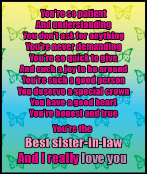 Myspace Graphics > Family > best sister in law Graphic