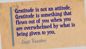 tags a quote on gratitude sadhguru jaggi vasudev quote