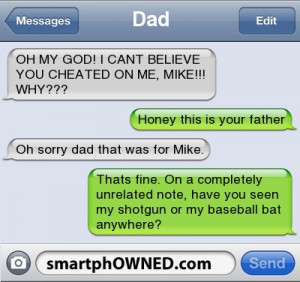 ON ME, MIKE!!! WHY??? | Honey this is your father | Oh sorry dad ...