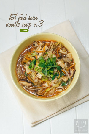 Vegan Hot + Sour Noodle Soup (sorta #Taiwanese) V.3 | vegan miam