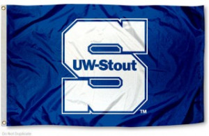 University of Wisconsin-Stout Polyester Flag