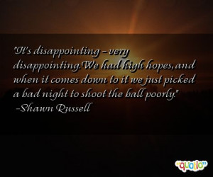 ... .com/quote/It_s-disappointing-very-disappointing/524984