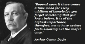 Arthur conan doyle famous quotes 3