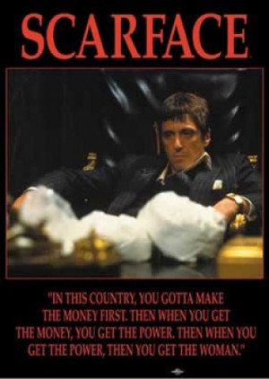Details about SCARFACE - MOVIE POSTER (COKE & QUOTE)