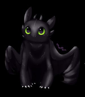 Toothless - HTTYD:. by VardasTouch