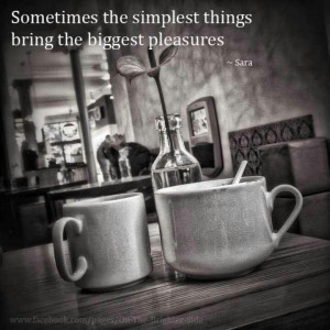 Simple Things Offer Joy