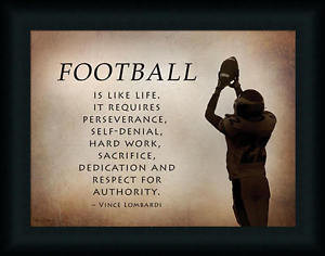 The-Catch-Motivational-Football-Quote-Framed-Art-Print-Wall-Decor ...