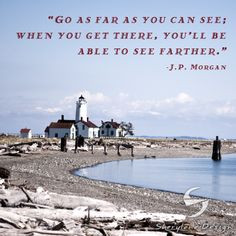 Beach and lighthouse quote from Sherylene Design. Lighthouses Quotes ...