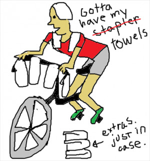 spinning cycling stereotypes rateyourburn types 8 towel man