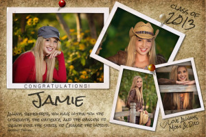 ... yearbook dedications pages to your senior in the yearbook {Boise