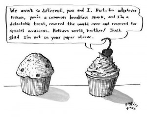 Muffins VS Cupcakes