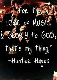 quote by Hunter Hayes - preach it, brother! We need more men like ...