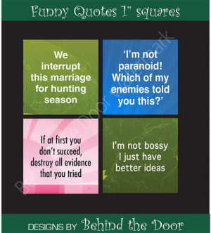 Funny Quotes - 1 inch squares - Digital Collage Sheet - INSTANT ...