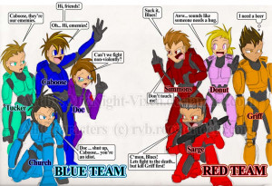 Red, vs., Blue, fanart, griff, caboose, church, simmons, sarge, jpeg ...