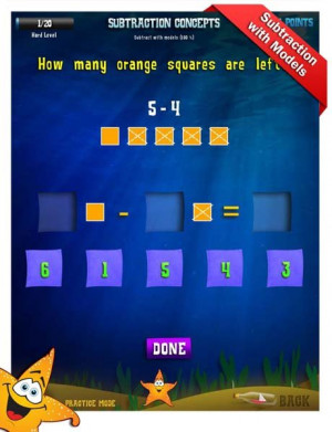 First Grade Math Apps – Subtraction concepts – Subtraction ...