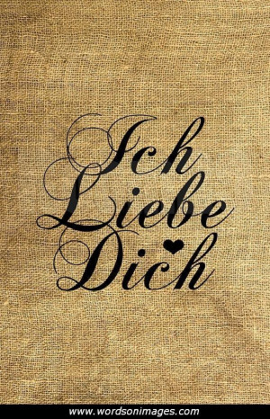 German love quotes