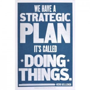 Strategic Plan Poster (Navy) - Photo