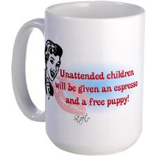 Sarcastic Children Quote Large Mug for