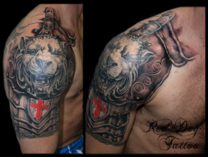 Lion Half Sleeve Tattoos For Men picture