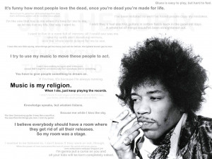 jimi hendrix quotes music is my religion when the power of love ...