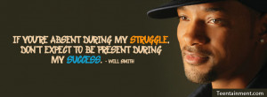 Will Smith Quote - Facebook Timeline Cover