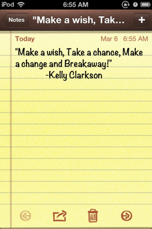 Kelly Clarkson quote