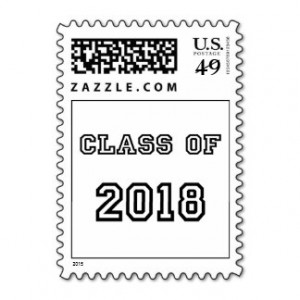 Class of 2018 - Customized Graduation Template Postage