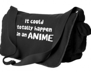 It Could Happen in an Anime Messeng er Bag - anime bag manga japan ...