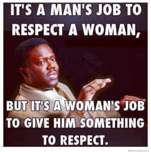 Bernie Mac on respect – It’s a man’s job to respect a woman ...