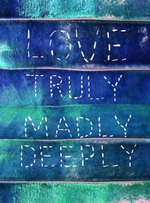 Truly Madly Deeply Quote Art Print | Pretty Things | Pinterest