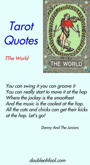 Tarot Quotes: The World