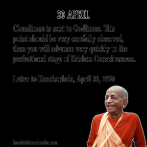 Srila Prabhupada Quotes For Month April 20
