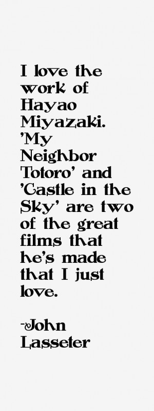 John Lasseter Quotes & Sayings