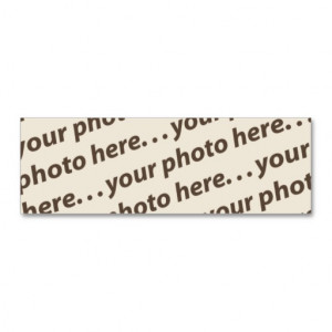 Custom Double Photo Bookmark w/Thoreau Quote Business Card Template ...