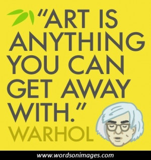 Famous artist quotes