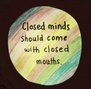 Closed Mind Open Your Equality Embrace Diversity