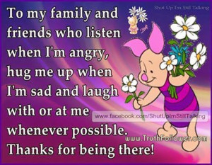 Thank You Always Being There For Me Quotes