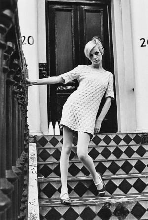 Twiggy, model 1960′s, London, England