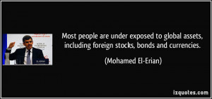 Most people are under exposed to global assets, including foreign ...