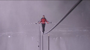 ... person to walk across Niagara Falls on a high wire on June 15, 2012