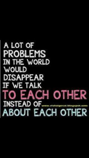 ... the reality don't hear it! There's always two sides to every story