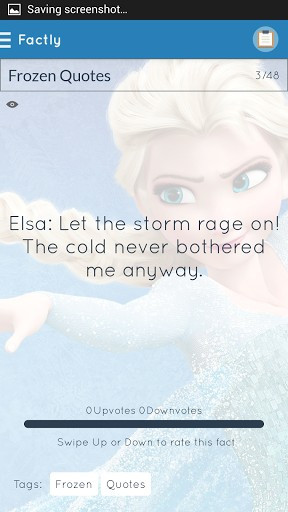 Frozen Quotes Screenshot 4