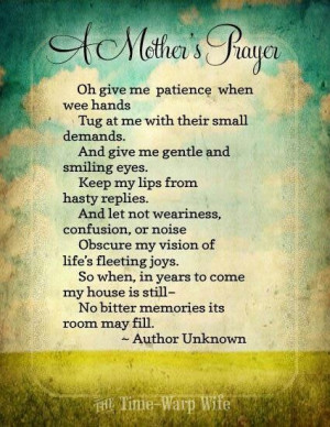Mothers prayer