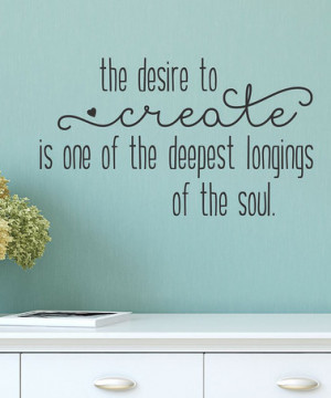 Desire to Create' Heart Wall Quotes™ Decal #zulily #zulilyfinds is ...