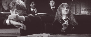 ron weasley Hermione Granger gif2 sorcerer's stone