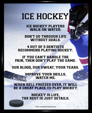 Funny Hockey Sayings Gifts