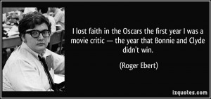 lost faith in the Oscars the first year I was a movie critic — the ...