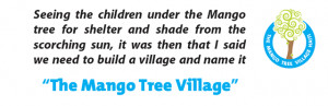 Seeing the children under the Mango tree for shelter and shade from ...